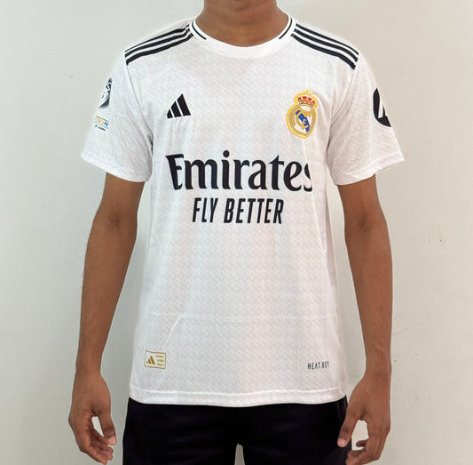 REAL MADRID 24/25  HOME JERSEY EMBROIDERY