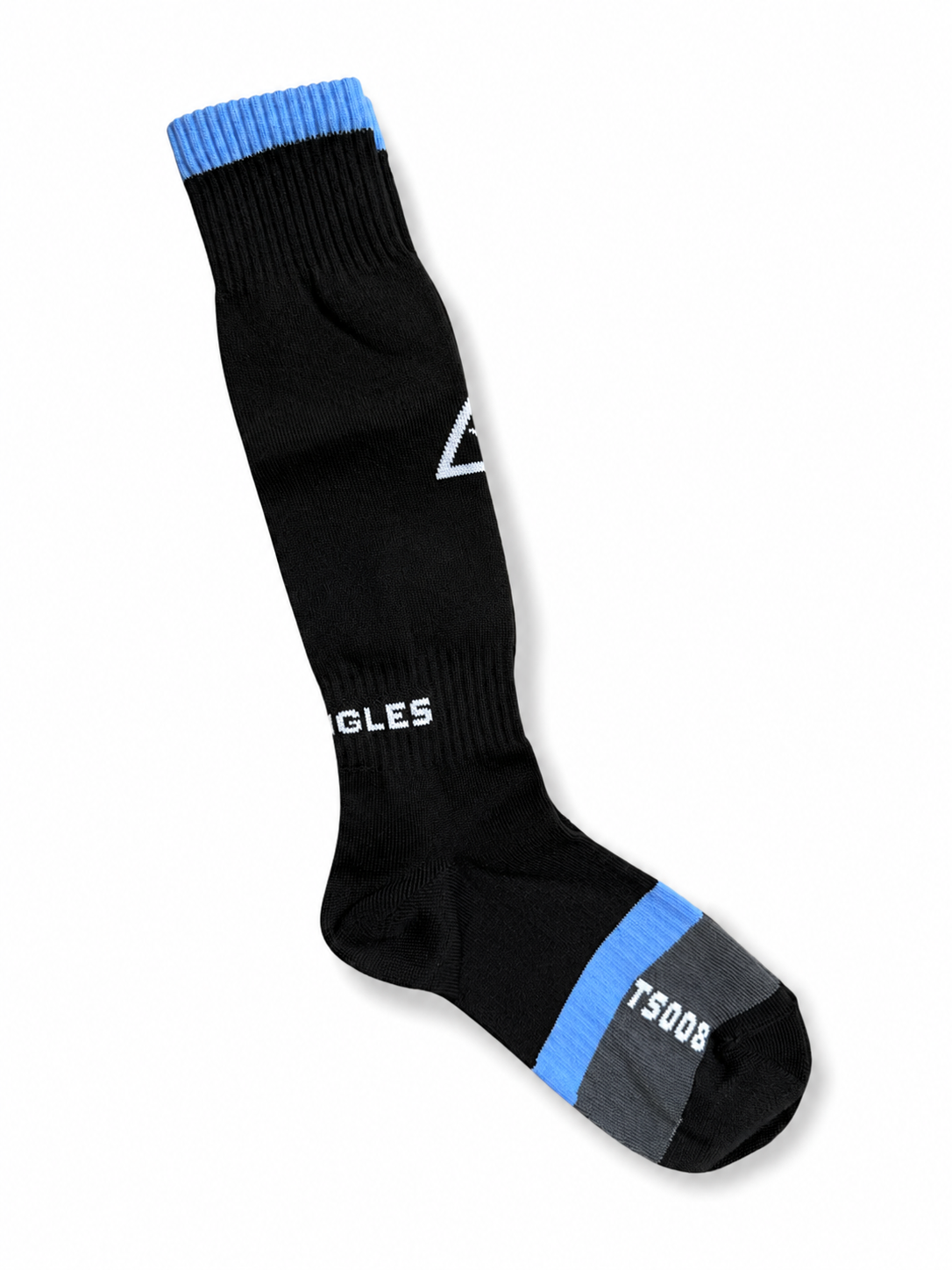 TRINAGLES FULL SOCKS - BLACK/BLUE