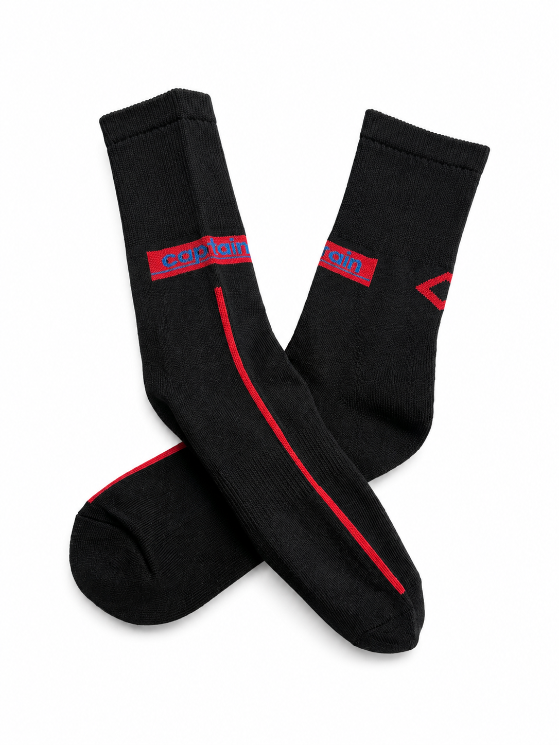 CAPTAIN CALF SOCKS - BLACK