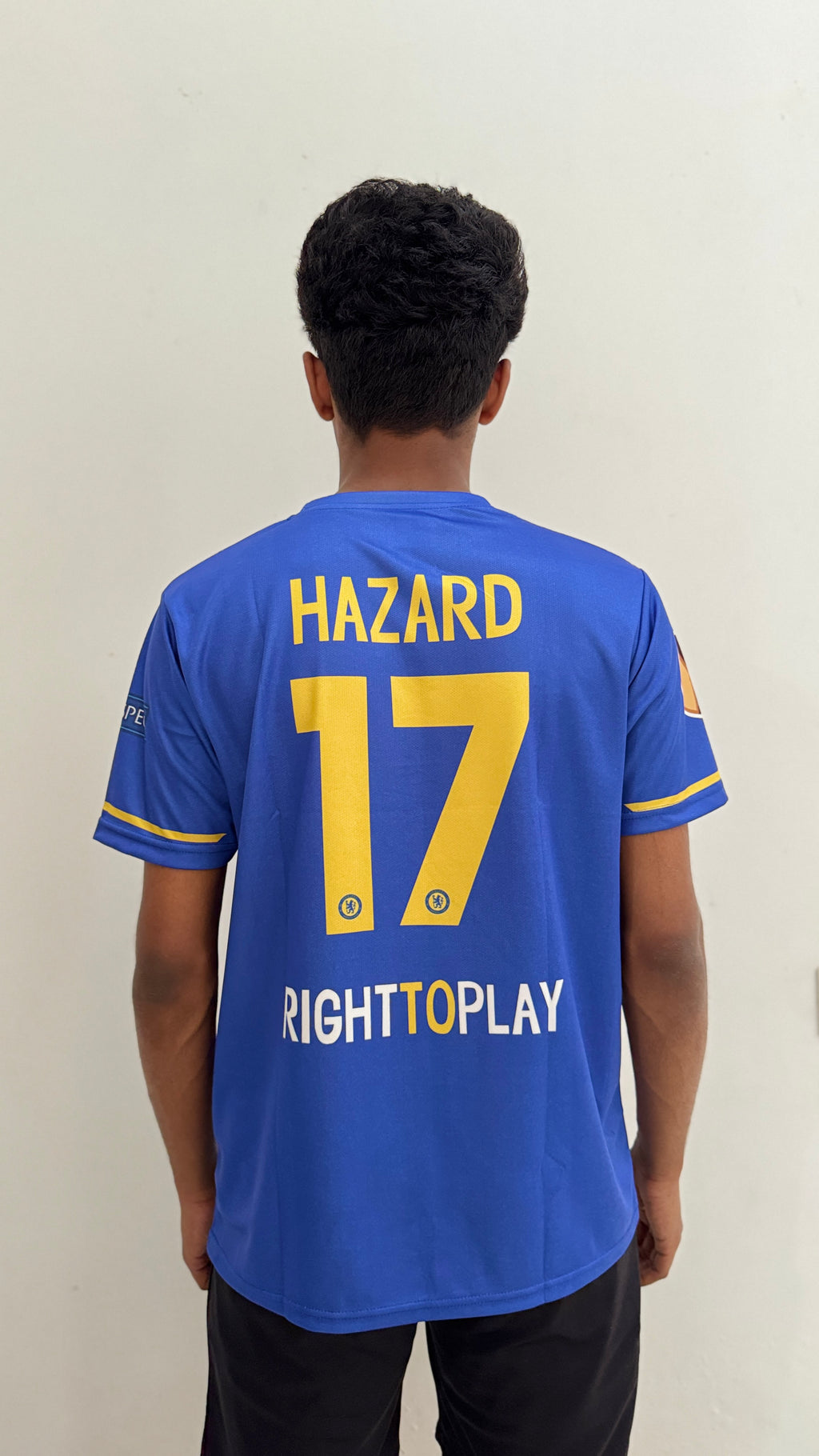 CHELSEA FC HOME HAZARD -RETRO EMBROIDERY