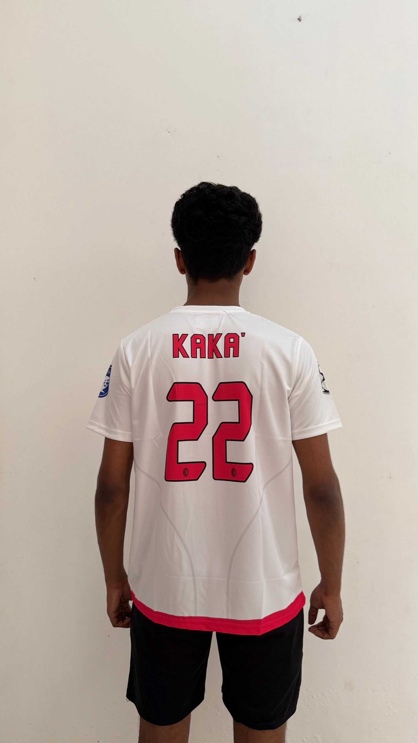 AC MILAN AWAY KAKA WHITE EMBROIDERY