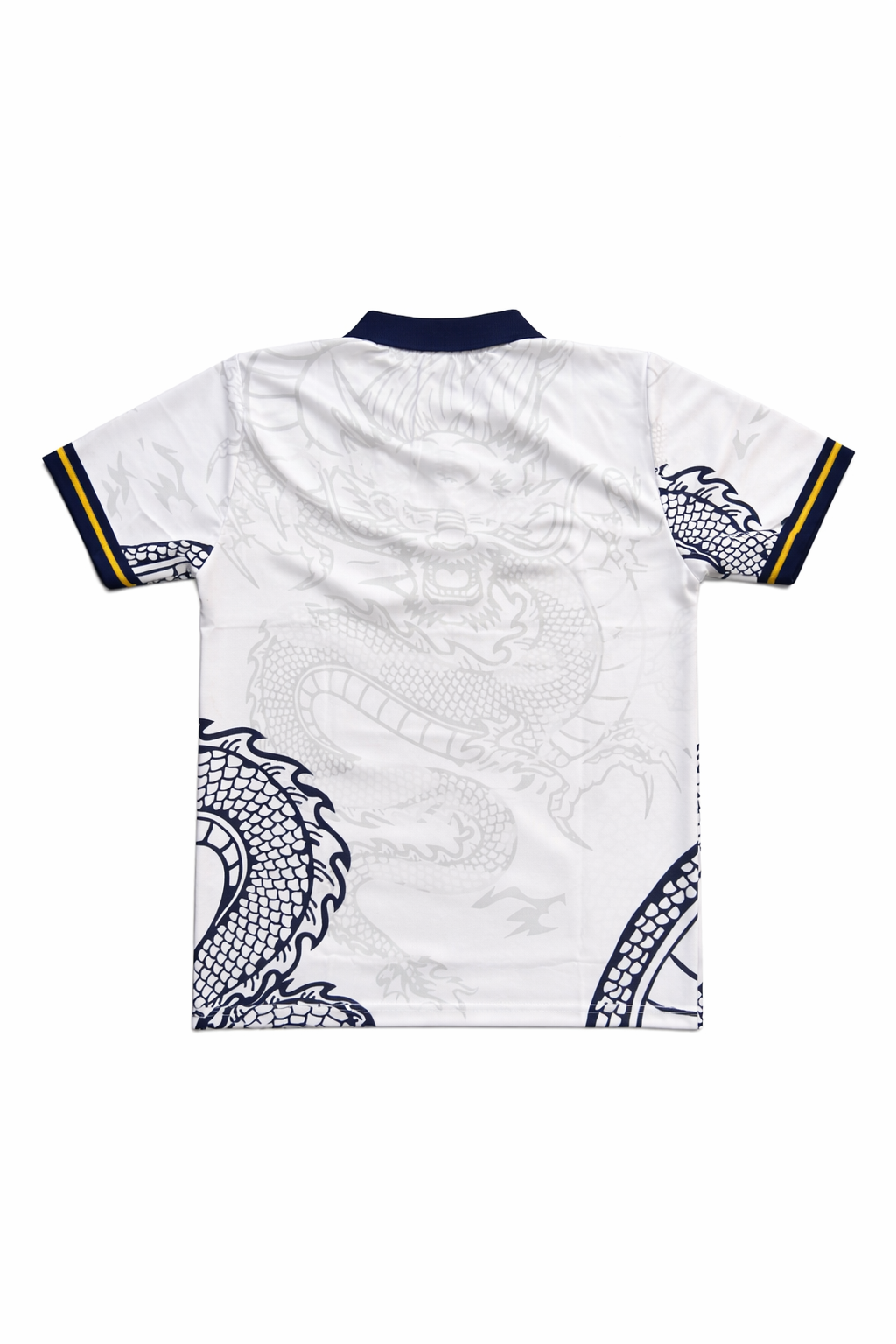 REAL MADRID POLO WHITE DRAGON-EMBROIDERY
