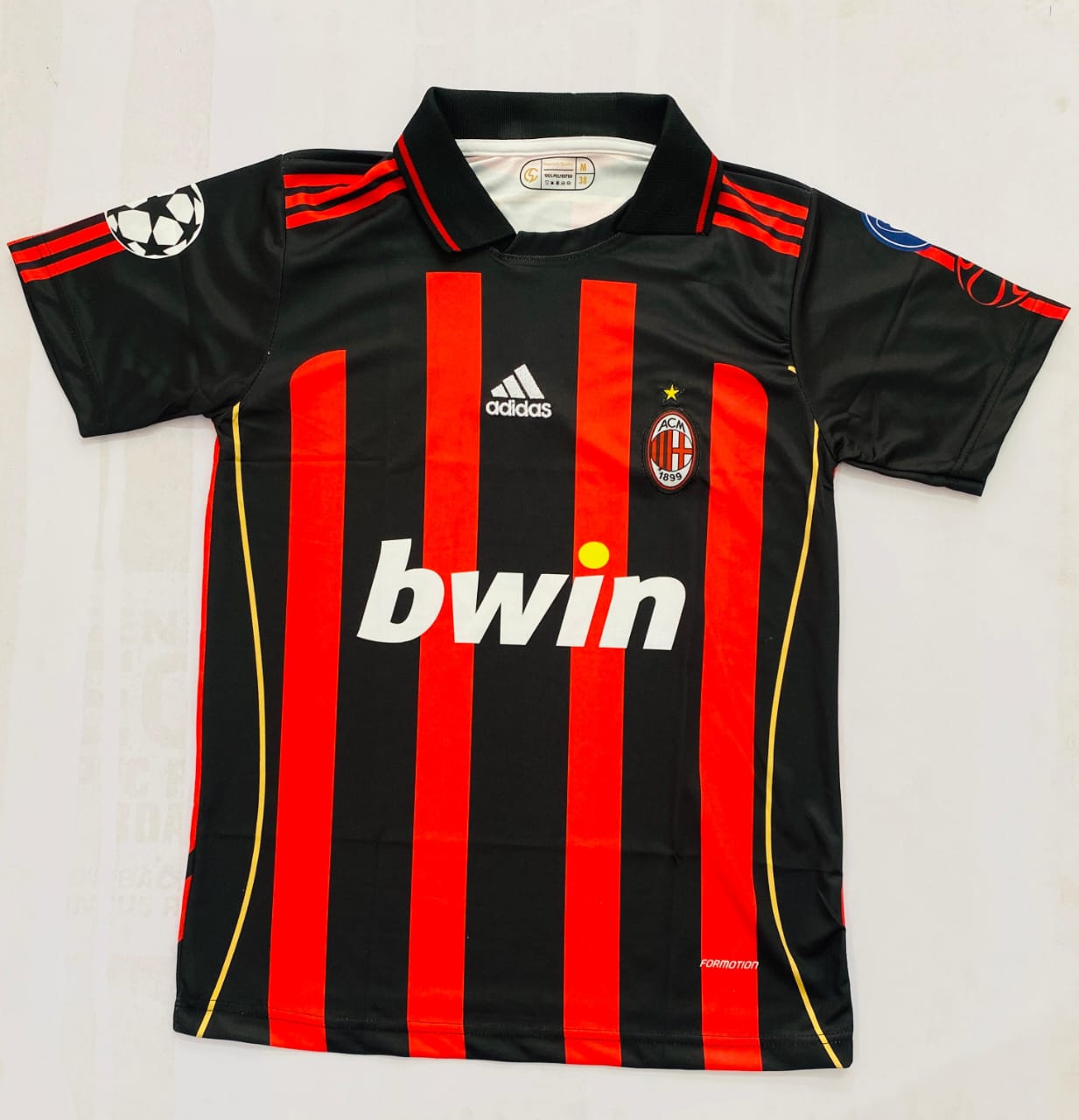 AC MILAN 2006 HOME POLO -EMBROIDERY