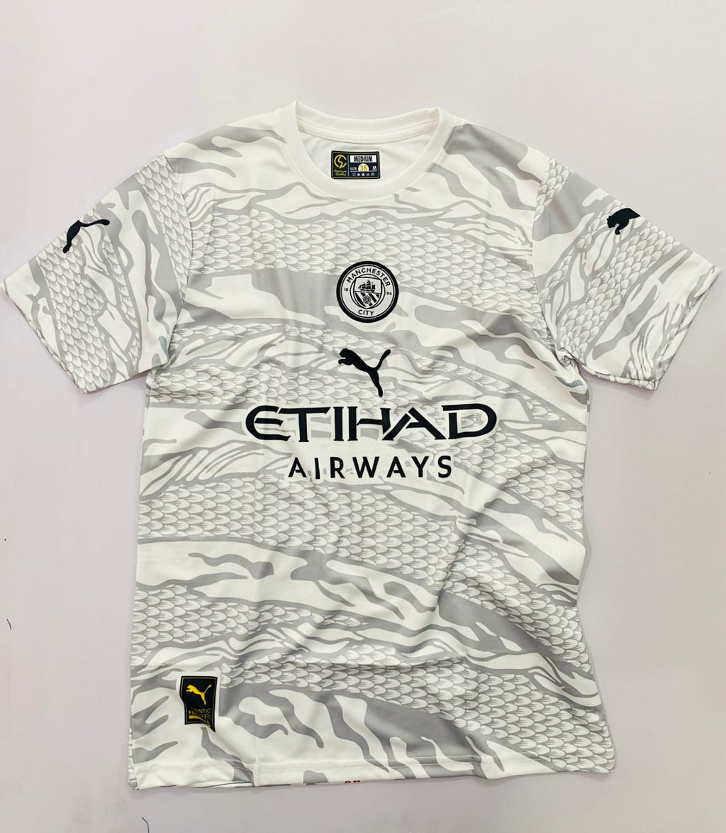 Manchester City Year of the Dragon jersey-Embroidery