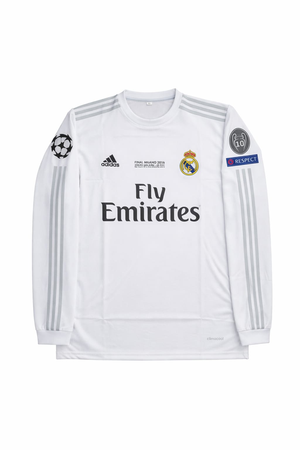 REAL MADRID HOME 2015/16 FULL SLEEVE -EMBROIDERY