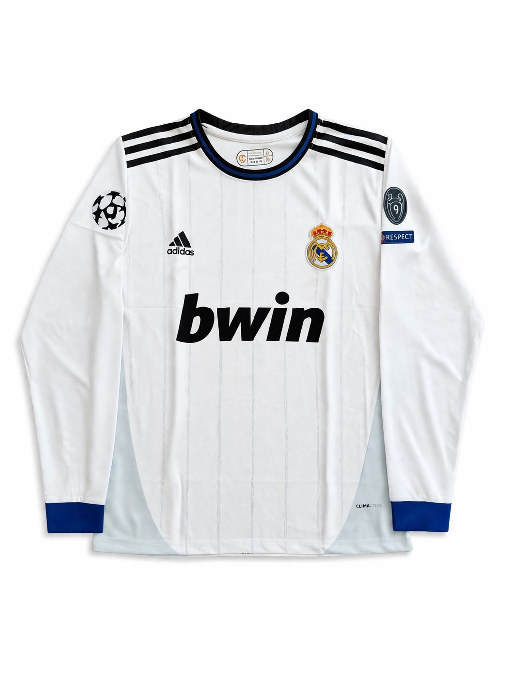 REAL MADRID 2012/13 HOME FULL SLEEVE CR7- EMBROIDERY