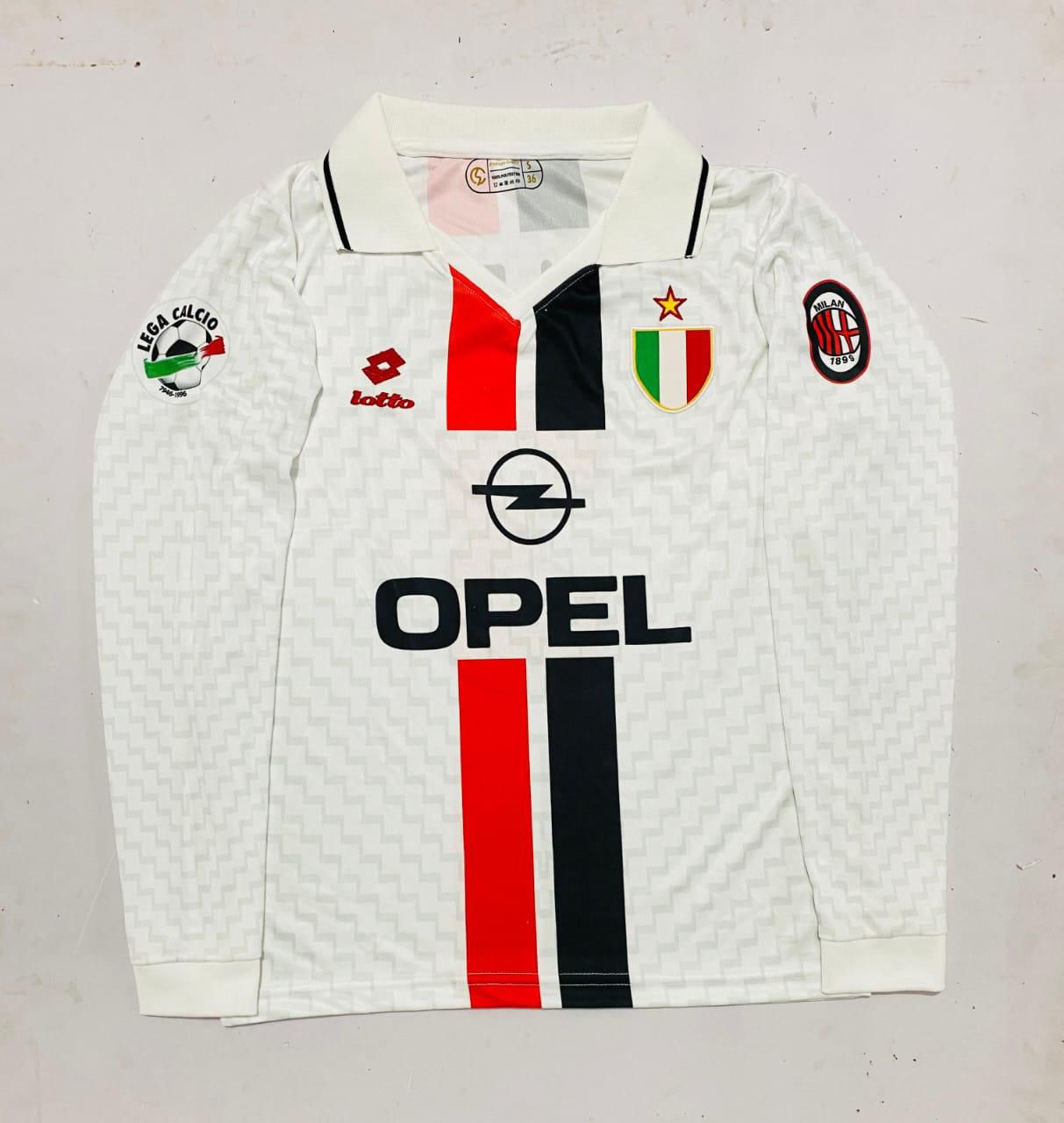 AC MILAN 1996-97 AWAY FULL SLEEVE- EMBROIDERY