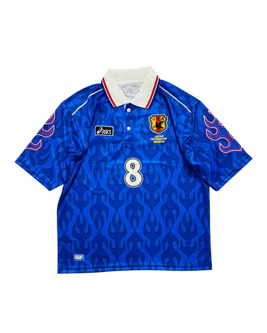 JAPAN 1998 RETRO HOME- POLO FIVE SLEVEE- EMBROIDERY