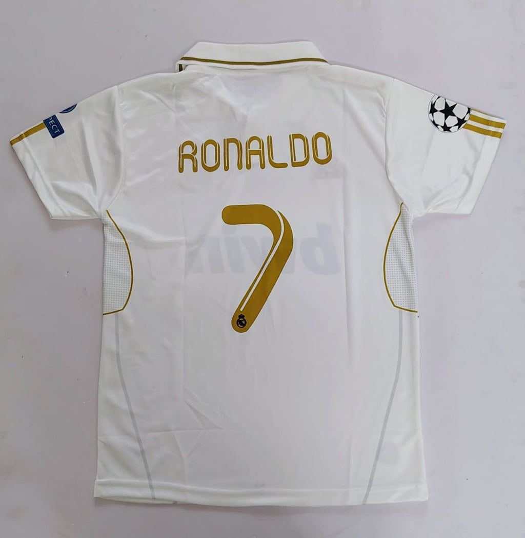 REAL MADRID 2011/12 HOME POLO HALF SLEVEE -EMBROIDERY