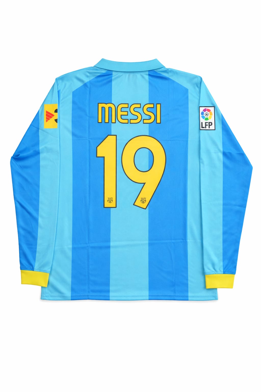 FC BARCELONA 2007/08 AWAY POLO FULL SLEEVE - EMBROIDERY