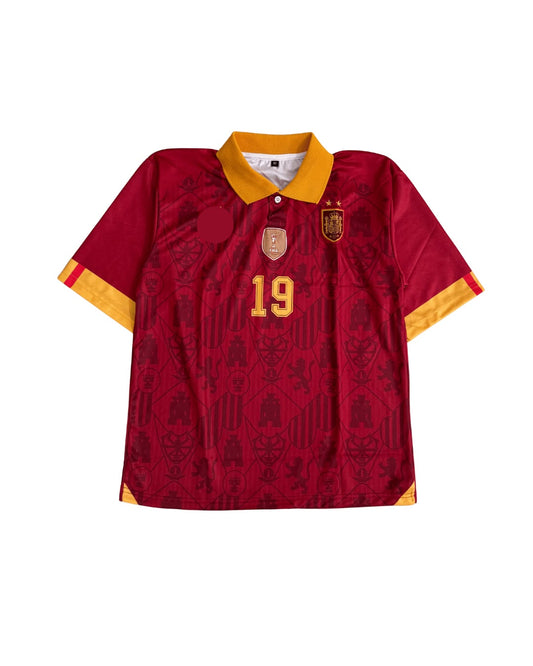SPAIN 2026 WORLDCUP CHAMPION'S SPECIAL EDITION POLO FIVE SLEEVE- EMBROIDERY